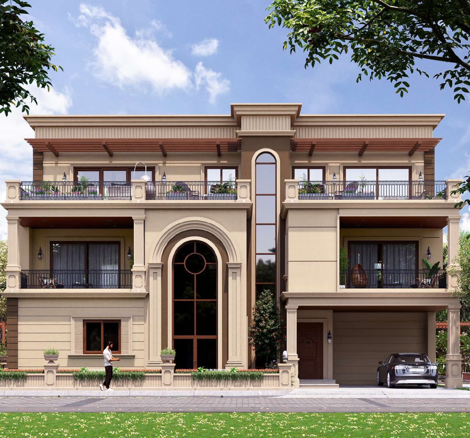 Subishi Nirvana 500 sq.yd east facing villa, second view